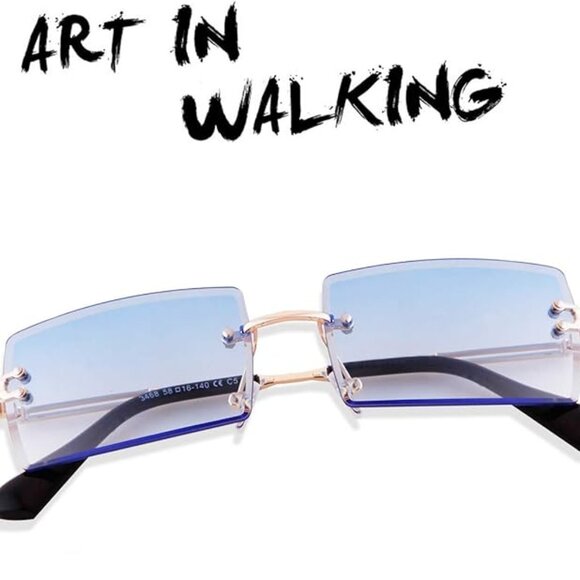 Vintage Rimless Sunglasses main image 5